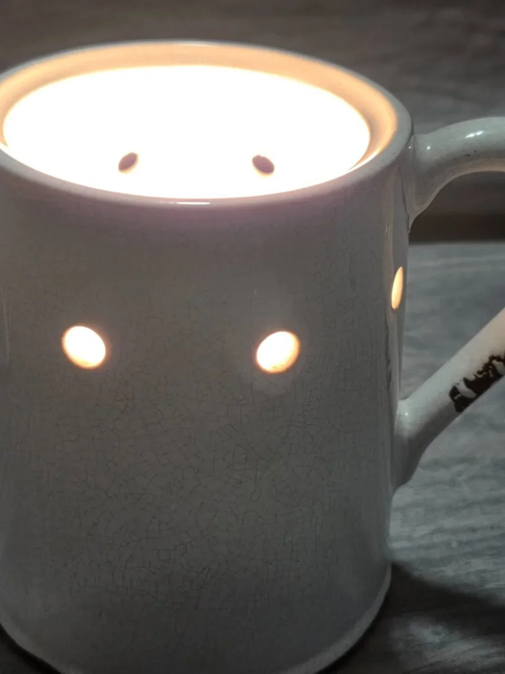 Scentsy Prairie Pitcher Full Size Warmer Rustic Crackle Farmhouse Shabby Chic